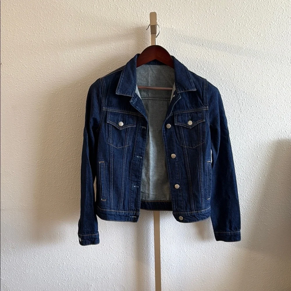 Etica dark Blue Denim Jacket Size S NWT - Picture 7 of 7